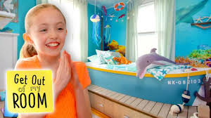 See more ideas about ocean bedroom kids, ocean bedroom, ocean themed bedroom. Get Out Of My Room Videos Ocean Themed Room Makeover Universal Kids