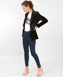 Buy velvet blazers for women and get the best deals at the lowest prices on ebay! Blazerjacke Samt Schwarz 323156899a08 Pimkie