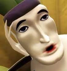 Some think the terrifying cartoon face somehow evolved to ward off predators, presumably by convincing them that instead of seeing a spider, they're merely having a bad trip. That Weird Bitch With The White Face