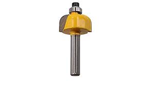 This core box bit features a rounded tip with a 7/16 in. 3pk Tct Cove Box Router Bit 12 7mm D 6 3mm Radius Cutter Cutting 1 4 Shank Power Tool Air Tool Accessories Home Garden
