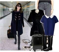 Take Flight In These Fashionable Airplane Outfits For Fall Airplane Outfits Travel Outfit Winter Travel Outfit