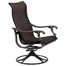 Ravello Woven Swivel Rocker Tropitone Patio Rocking Chairs Patio Dining Chairs Tropitone