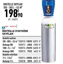 Maybe you would like to learn more about one of these? Offre Bouteille D Oxygene Oxyflam Chez Brico Cash