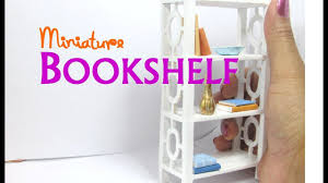 Miniature Bookshelf Meubles Maison De Poupee Diy Maison Poupee Bricolage Facile