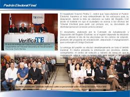 El tribunal electoral (te) entra en una cuenta regresiva, una vez cerrado el proceso de cambios de residencia y la actualización del padrón electoral, con miras a las elecciones generales del domingo 5 de mayo de 2019.' cifras. Boletin Informativo Ano 8 No 45 Febrero Partidos Politicos Y Candidatos Independientes Reciben Padron Electoral Final Copa Verificate Inicia Impresion Ppt Descargar