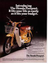 1980 Honda C70 Passport Motorcycle Motorbike 130 Etsy Honda C70 Honda Honda Passport