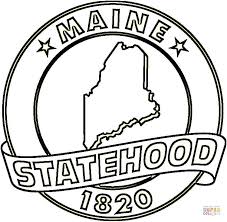 State Of Maine Coloring Page Free Printable Coloring Pages Flag Coloring Pages Flower Coloring Pages Coloring Pages