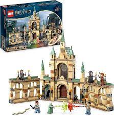 LEGO 76415 Harry Potter La Bataille de Poudlard, Jouet de Château avec  Minifigurines Voldemort, Molly Weasley