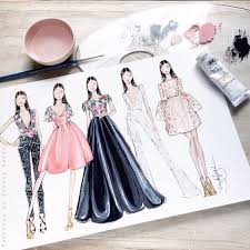 Pola dasar bawah merupakan pola yang biasa digunakan untuk membuat bawahan seperti celana atau rok wanita. Gambar Ilustrasi Desain Baju Desain Baju