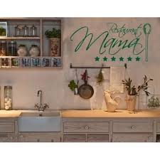 Italian printable kitchen art illustration. Restaurant Mama Wall Decal Kitchen Wall Sticker Vinyl Wall Art Home Decor Wall Mural Italian Quotes And Sayings 2655 Dark Gray 16in X 7in Walmart Com Walmart Com