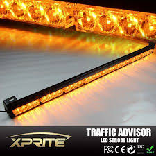 Xprite 35 5 Inch Amber Yellow 32 Led 7 Modes Traffic Advisor Advising Emergency Warning Vehicle Strobe Top Roof Led Light Bar Walmart Com Led Strobe Led Light Bars Bar Lighting