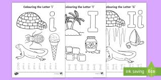 Valentine's day graphing coloring page Letter I Coloring Pages Teacher Made