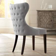 Ariana Light Gray Fabric Dining Chair 12w79 Lamps Plus In 2020 Linen Dining Chairs Dining Chairs Dining Room Chairs Diy