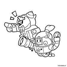 Main attack (hands of stones): Coloring Pages Sprout Brawl Stars Print Exclusive Images