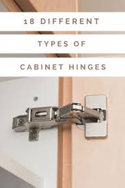 December 20, 2017 by beebe. 18 Different Types Of Cabinet Hinges Types Of Kitchen Cabinets Cabinet Hinges Hinges For Cabinets