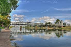 Suspension Bridge & Riverwalk Area City of Waco