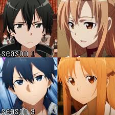 5 reasons kirito is the best isekai protagonist (& 5 it's shiroe) Sword Art Online Asuna And Kirito Sao Season 1 Vs Season 3 Sword Art Online Asuna Sword Art Sword Art Online