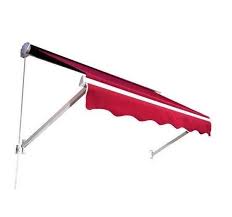 6ft Drop Arm Manual Retractable Window Awning Canopy Shelter Shade Cover Red Canopy Shelter Window Awnings Awning Canopy