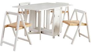 folding dining room table and chairs