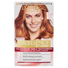 Hicolor red hilights permanent creme hair color. L Oreal Excellence7 43 No Blond Golden Copper Hair Dye Buy Online In Austria At Desertcart At Productid 79987070
