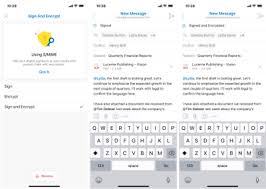 S Mime Functionality Available In Outlook For Ios Testflight App Support Email Security Ios
