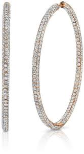 Customize all diamond hoops in white gold, yellow gold or platinum. Anita Ko 18k White Gold Large Diamond Hoop Earrings Diamond Hoop Earrings Large Diamond Hoop Earrings Gold Diamond Hoop Earrings
