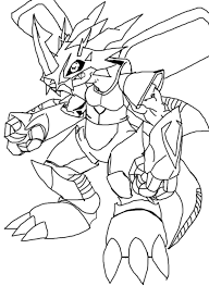 Find out more about digimons and their unique features with these digimon coloring sheets. Mega Digimon Coloring Pages