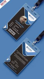 Black And Gold Id Card Design Multipurpose Dark Office Id Card Free Psd Template Psdfreebies Com Id Card Template Employee Id Card Employees Card