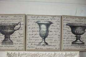 Triptique Grandes Toiles De Lin Vase Medicis Peintures Par Kb Creations Peinture Toile De Lin Grande Toile