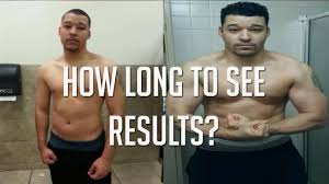 But one day i decided to work out every day for 2 months and i lost 30 pounds,now i weight 140 pounds and i pround cause i have a six pack,currently i going for eight pack and little bit more muscle mass for the girls ,for the whole 2 months the excercise i was doing running everyday for 20 t0 30mins and played sports 6times a weeks for like 3. How Long Does It Take To See Results From Working Out Youtube