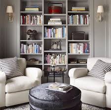 Consider A Bookshelf Low Wtih Mirror Or Art Above Two Chairs And Round Ottoman For Far End Of Room Home Library Design Master Bedrooms Decor House Interior