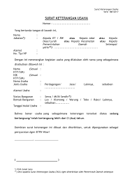 Untuk contoh surat izin tidak masuk kerja karena alasan sakit, kurang lebih seperti ini contohnya. Modal Usaha Contoh Surat Keterangan Usaha Untuk Kur Bri