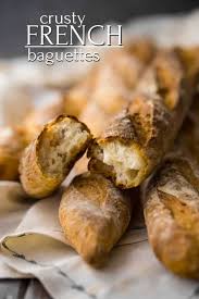 French bread, olive oil, shredded mozzarella cheese, pepperoni slices and 1 more french bread pizza leesh and lu's recipe box french bread, garlic salt, pizza toppings, mozzarella, parmesan cheese and 2 more Crusty French Baguette Recipe Perfect Results So Easy Baking A Moment