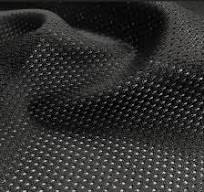 Black Polyester Micro Mesh Jersey Sports Mesh Knit Fabric by the Yard Athletic Mesh Knit 100% for Apparel Crafts Decor Jersey 60" STYLE 022
