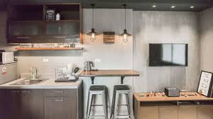 1,751 condos in industrial from $123,900. A Modern Industrial Look For A 22sqm Studio Unit Condo Interior Design Small Condominium Interior Condo Interior
