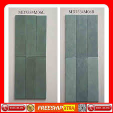 Gạch mosaic 75x300 hình chữ nhật VIN MD7534M06C xương đá - Vinceramic