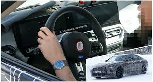 The i4 concept's cabin looks richly appointed and features rose gold trim, white leather upholstery, and light wood trim. 2021 Bmw I4 Prototype Tackles Winter In Rwd Guise Shows Updated Interior Carscoops