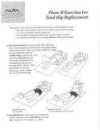 Posterior Total Hip Replacement Exercises Bing Images Hip Replacement Total Hip Replacement Hip Replacement Exercises