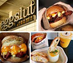 Pile the scrambled eggs onto the bottom half. Sandiegoville Los Angeles Breakfast Phenom Eggslut To Open In San Diego S Gaslamp Quarter