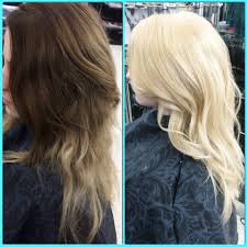 Biosilk Color Therapy Cool Blonde Shampoo Before And After Before After Color Correction From Brown Ombre To Icy Blonde Hair Styles Blonde Hair Light Hair
