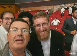 Food options after the Yitshsak Meir selichot concert in Jerusalem