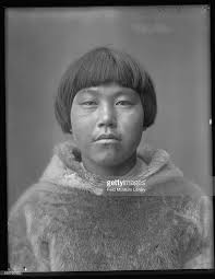 Portrait of an unidentified young man, a First Nations Inuit member...