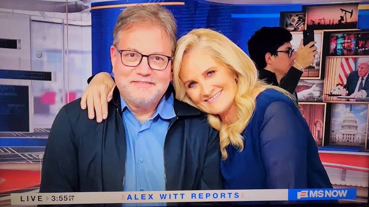 BrooklynDad_Defiant!☮️ on X: "27 years. Thousands of weekends. One final  sign-off. Alex Witt said goodbye to MS NOW today in an emotional farewell  surrounded by her crew. Thank you for everything, @alexwitt.