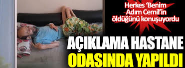 Bizimkiler dizisinde canlandırdığı cemil karakteriyle tanınan ve yaşlılığa bağlı sağlık sorunları olan uğurtan sayıner için. Herkes Benim Adim Cemil In Oldugunu Konusuyordu Aciklama Hastane Odasinda Yapildi