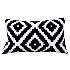 Rectangular Decorative Pillows Case Nordic Style Throw Pillow Cover Black And White Cu Throw Pillow Styling Rustic Decorative Pillows Unique Decorative Pillows