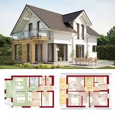 Bauen Sie Ein Modernes Haus Mit Schragdach Freistehendem Haus Grundriss Ideen Moderne 4 Zimmer Erker Haus Grundriss Moderne Hauser Mit Satteldach Haus Design