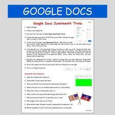 A person who gets paid for their work. Google Docs Juneteenth Trivia Google Classroom Tpt
