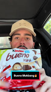 Kinder Bueno with Milk in The Fridge