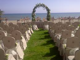 Beachside Blessing Ceremony Set Up For Weddings In Spain Vincci Estrella Del Mar Beach Club In Marbella Get Married In S Wedding Spain Del Mar Beach