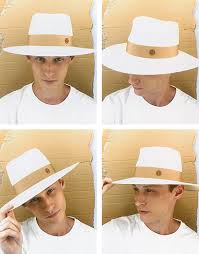 From gucci to tom ford, the menswear collections all featured fedoras and trilby hats, all styled very differently. Panama Straw Fedora Hat With Beige Grosgrain Ribbon Maison Michel Paris
